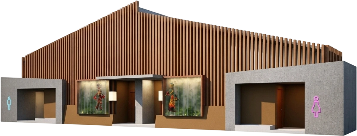 Xu rang Xiang School restroom facade